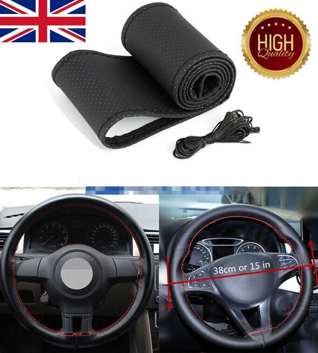 Leather diy car steering - leather, wheel
