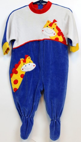 Vtg 80s baby - togs, giraffe