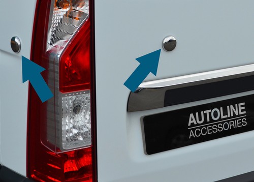 Chrome rear tailgate - rear,