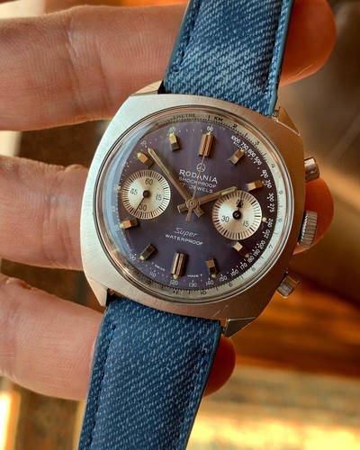 Vintage rodania purple dial - purple,