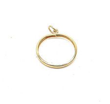 9ct Gold 1/10th Krugerrand Mount Plain Pendant Hallmarked Yellow Gold gift box.