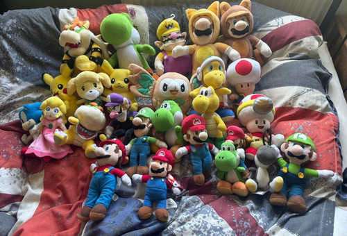 Super mario plush - super, lot