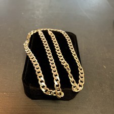 Silver Curb Necklace 29.8g