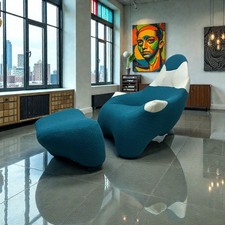 Armchair and footstool model