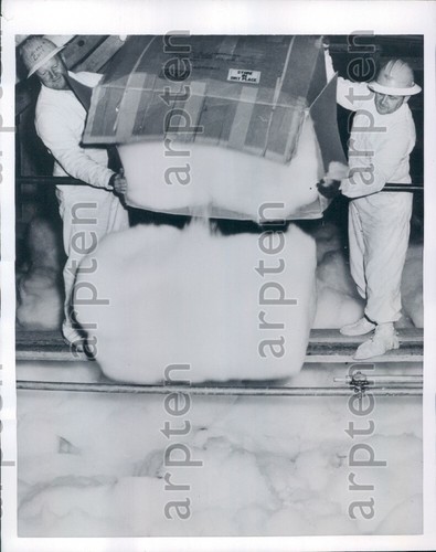 1955 workers install glass - install,