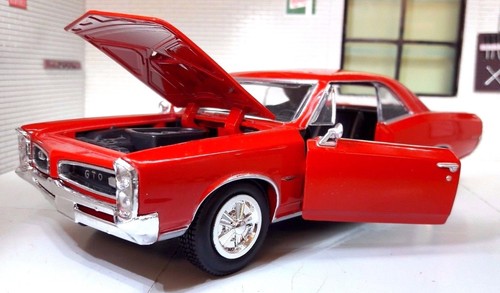 Pontiac gto hardtop red 1966 - pontiac,