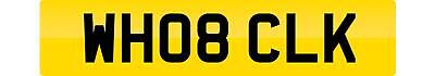 Private number plate - private, wh08