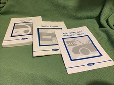 Ford Focus Owners Manual Audio Guide and Warranty Service Guide 1998-2004 (Mk1)