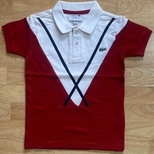 Kid's Lacoste Red and White