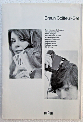 1972 braun coiffeur - braun, coiffeur-set