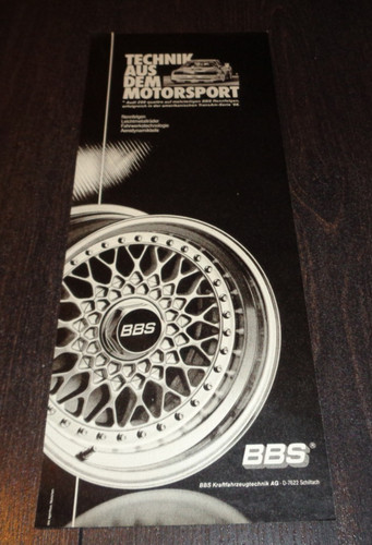 Bbs wheels advertising - rs,