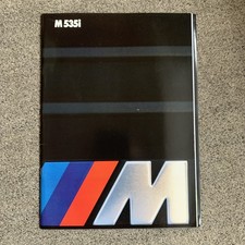 BMW M535i Sales Brochure 1984 English
