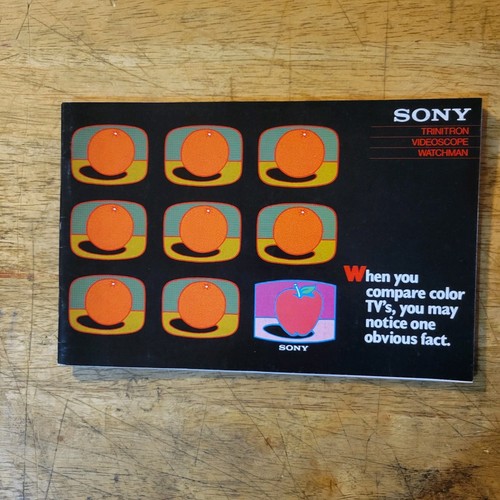 1983 euc sony trinitron - 1983,