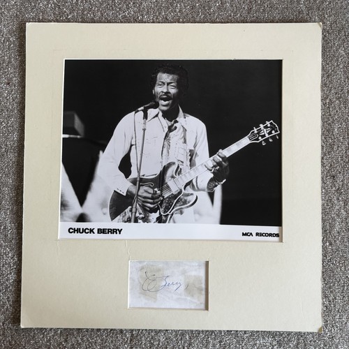 Chuck berry autograph - chuck,