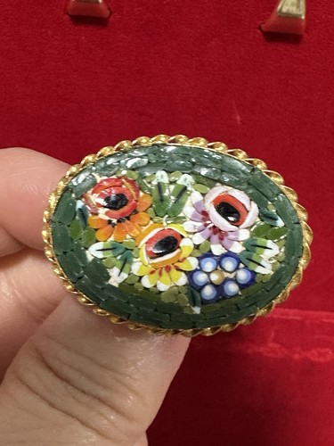 Vintage brooch beautiful micro - beautiful,