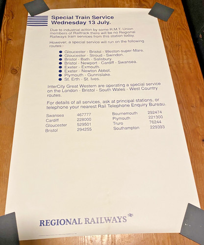 Original railway poster - railway,