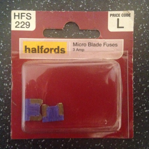 Halfords micro blade fuses - halfords,