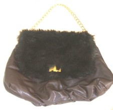 PRIMARK LARGE DARK BROWN GOLD