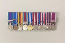 Court Mounted Miniature Medals Army Police Fire Jubilee Coronation LSGC ARMY RAF
