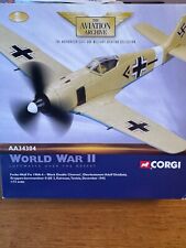 Boxed Corgi AA34304 Ltd Edn Focke-Wulf FW 190A-4-"Black Double Chevron" 1:72