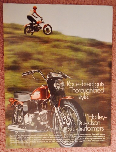 1970 harley davidson sprint - davidson,
