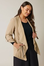 Evans Curve Women's Plus Size Waterfall Jacket