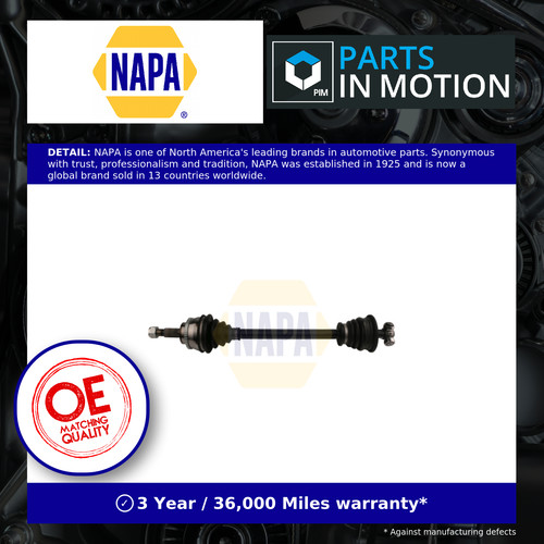 Drive shaft front left - shaft,
