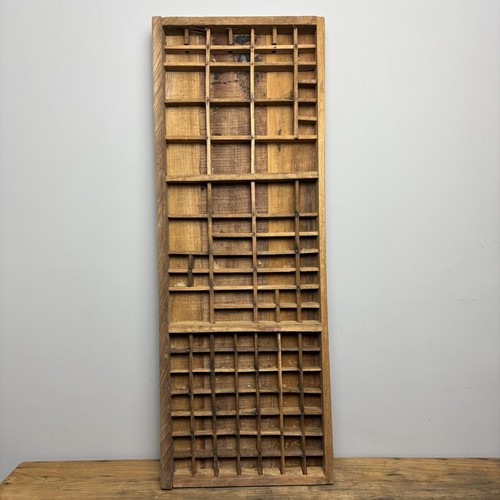 Vintage wooden printers tray - vintage,