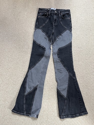 Bershka jeans patchwork - bershka,