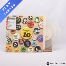 Supergrass Supergrass Is 10 - The Best Of 94-04 Clear Vinyl Record - NM/NM