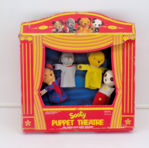 Vintage sooty puppet theatre - vintage,,
