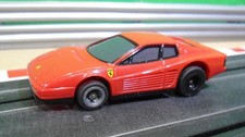 Vintage Tomy Aurora AFX HO 1:64 Slot Car 1987 Red Ferrari Testarossa (tested)