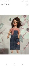 PATCH Sindys Little Sister Doll With Original Vintage Dungerees
