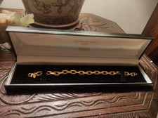 Monet Gold Plated Chunky Bracelet, Mid Century