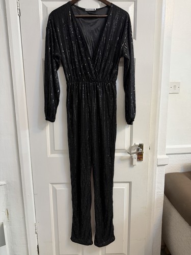 Bright strokes sequin jumpsuit - bright,