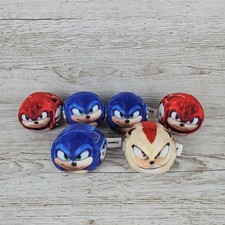  Sonic The Hedgehog 6x MCDONALD'S Happy Meals Soft Toy Ball 