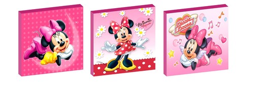 Minnie mouse set wall art - minnie,