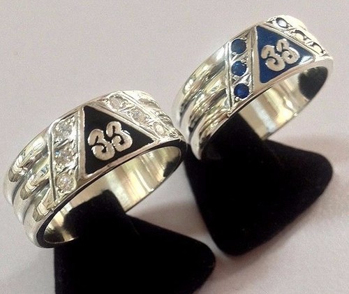 New masonic silver ring - masonic,