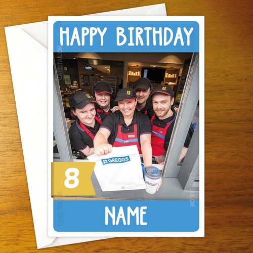 Greggs bakery personalised - greggs,