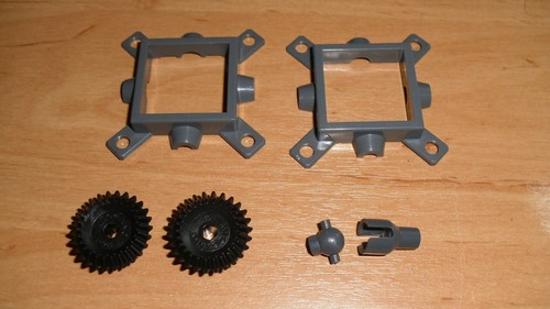 Meccano two gear casing half - meccano,