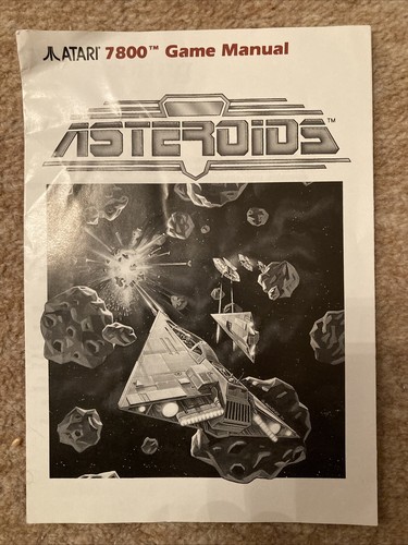 Atari 7800 game manual - atari,