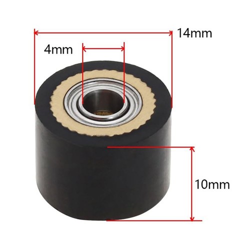 4pcs pinch roller 4x10x14mm - 4pcs,