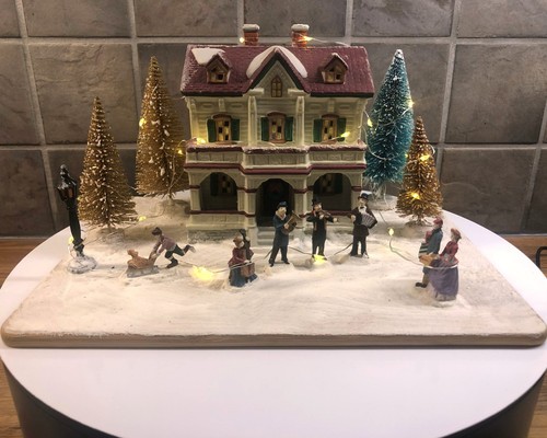 Christmas village hand crafted - christmas,