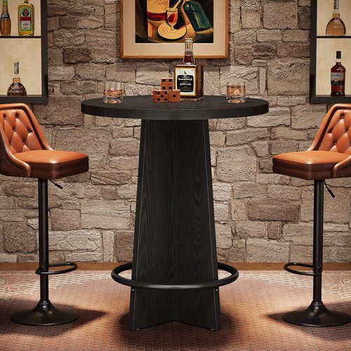 Tall round bar table - 37.4'',
