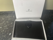 Swarovski Black Faux Leather