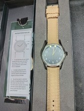 Men's Vintage Eaglemoss Military-Style Watch Original Box New Battery Works