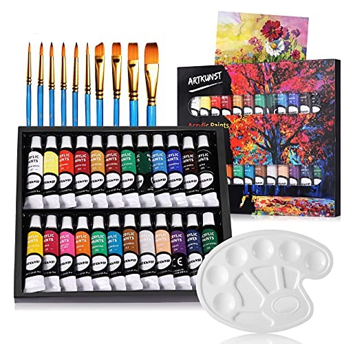 Acrylic paint set rich - acrylic, 24