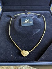 Swarovski Crystal Heart Choker Necklace