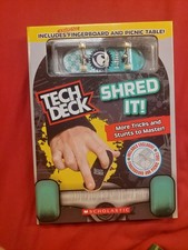 Tech Deck Shred It Finger Board Picnic Table Set with Accessories Skateboard
