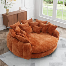 Modern 81” Curved Sofa Couch